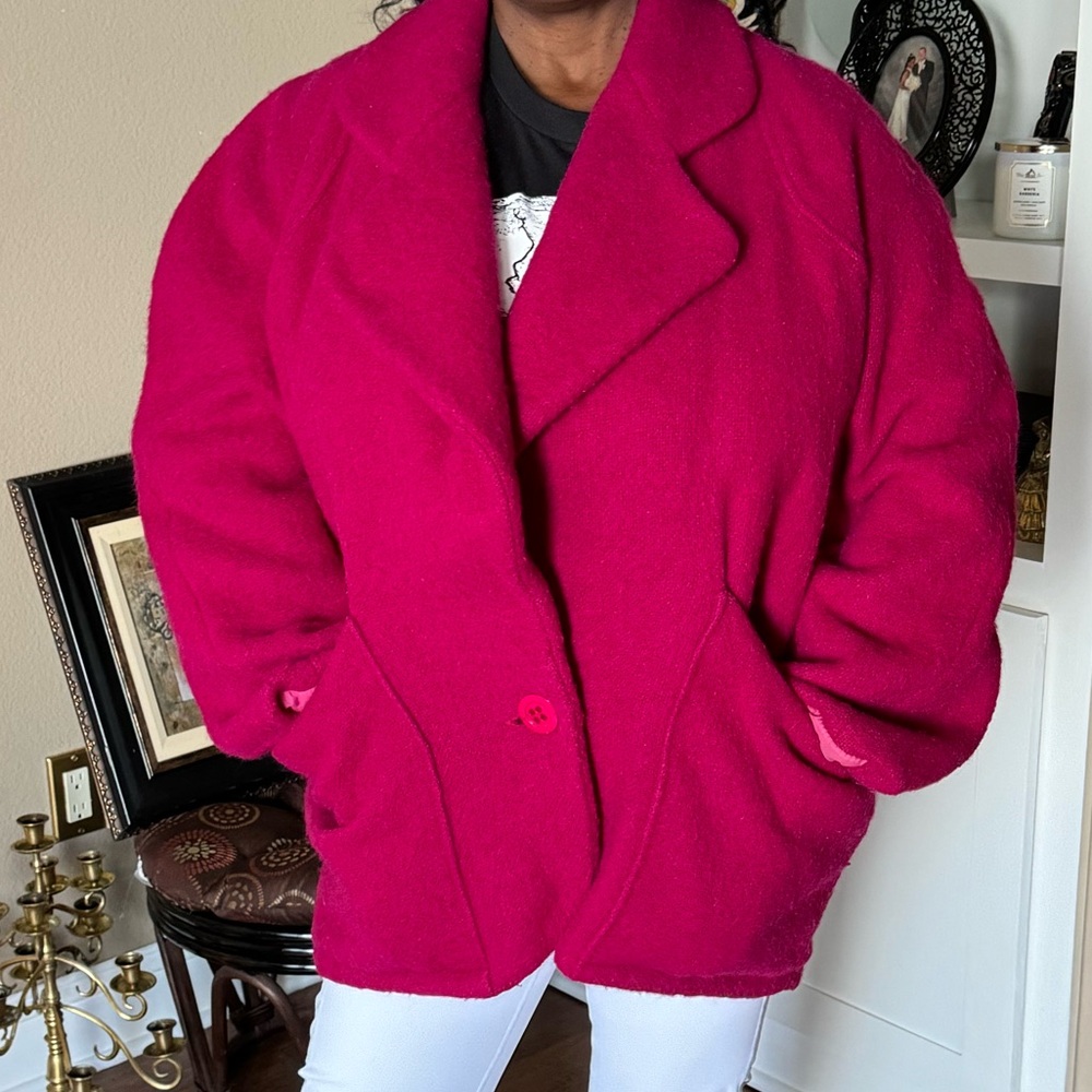 Jab Junior‎ Wool Blend Fuchsia Coat